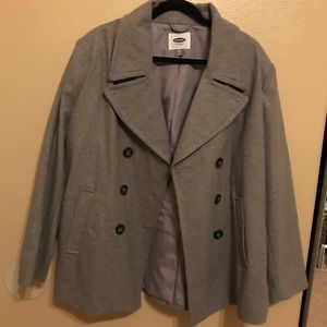Grey Peacoat